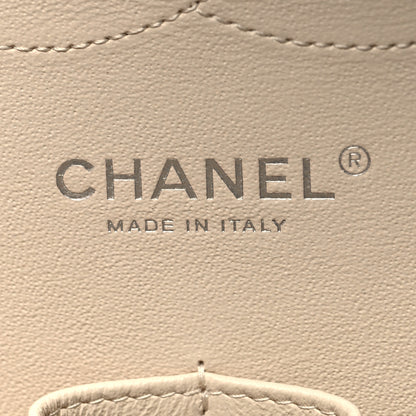 Chanel Caviar Quilted Jumbo Double Flap Light Beige 6 of 13