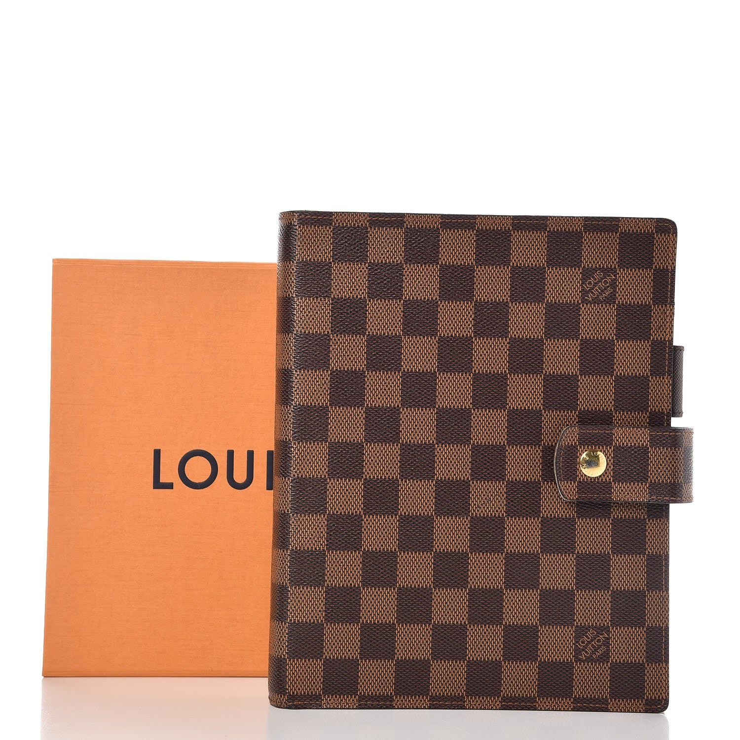 Louis Vuitton Damier Ebene Large Ring Agenda Cover 10 of 10
