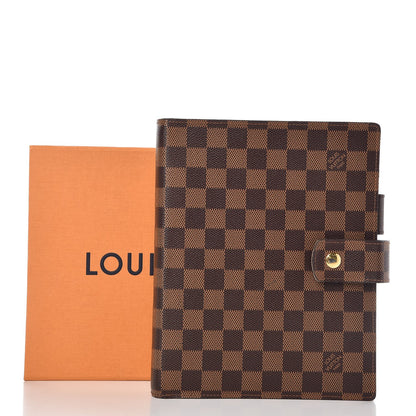 Louis Vuitton Damier Ebene Large Ring Agenda Cover 10 of 10