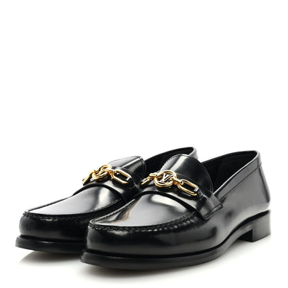 Louis Vuitton Glazed Calfskin Chess Flat Loafer 39 2 of 8