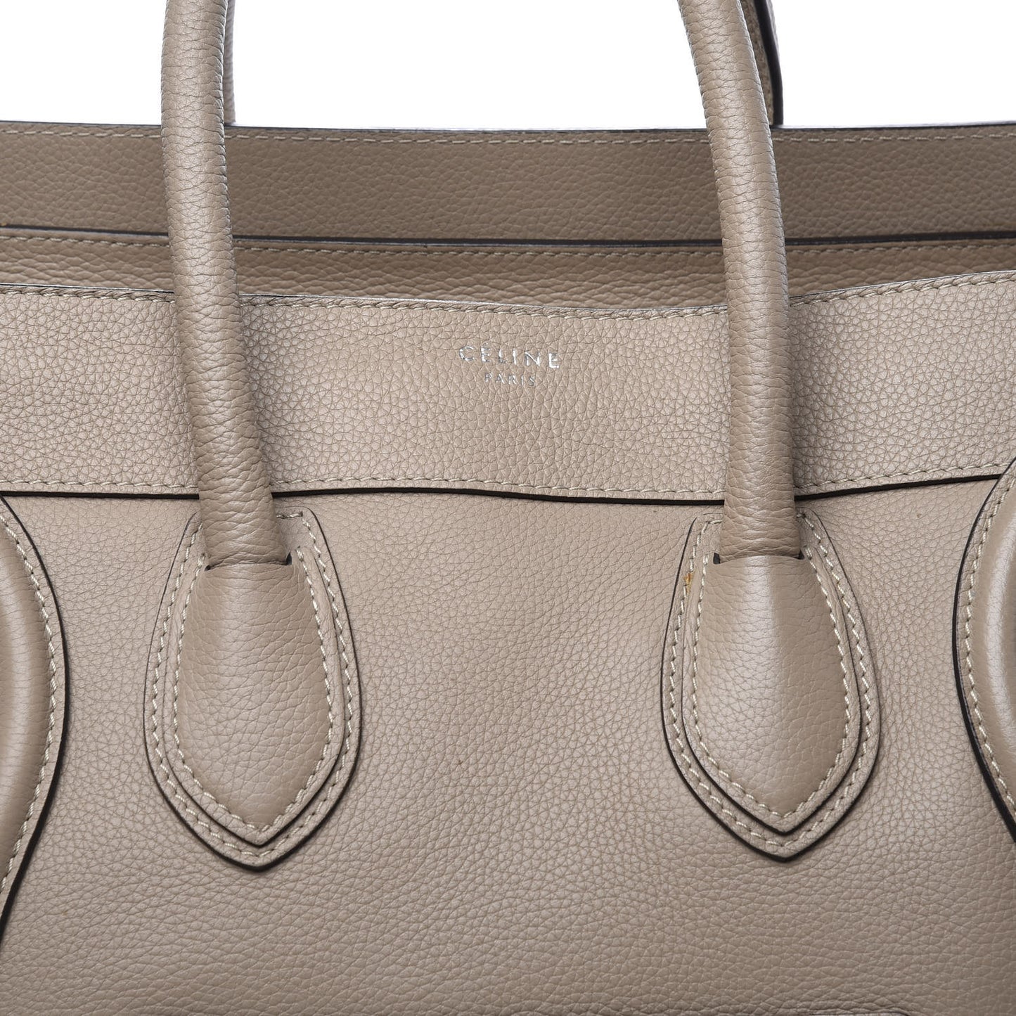Drummed Calfskin Mini Luggage Dune