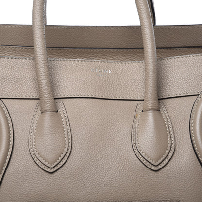 Celine Drummed Calfskin Mini Luggage Dune 10 of 11