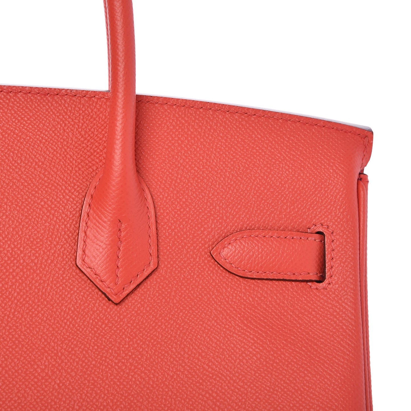 Epsom Horseshoe Birkin 30 Rose Jaipur Bleu Electrique