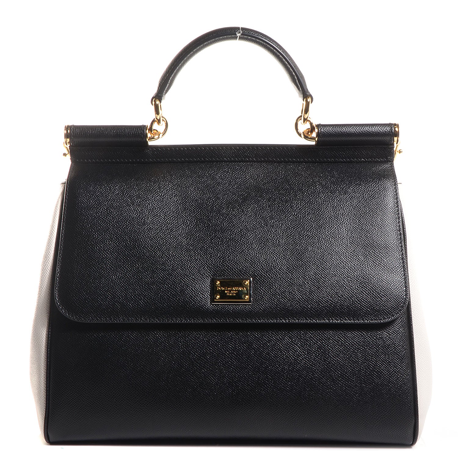 Dolce & Gabbana Dauphine Large Miss Sicily Satchel Black 1 of 9