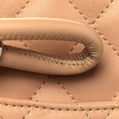 Chanel Calfskin Quilted Small Cambon Multipocket Reporter Beige 16 of 18