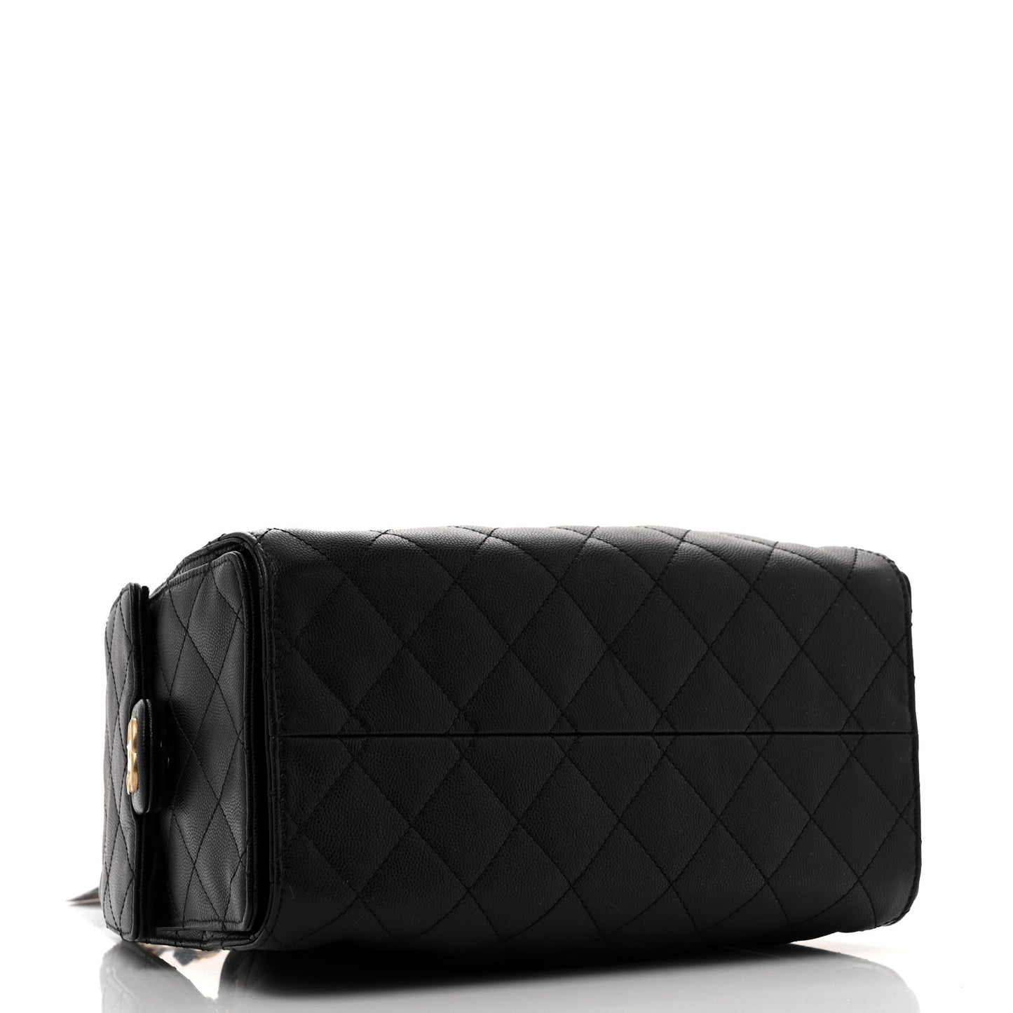 Caviar Quilted Small Chanel 25 Handbag Black