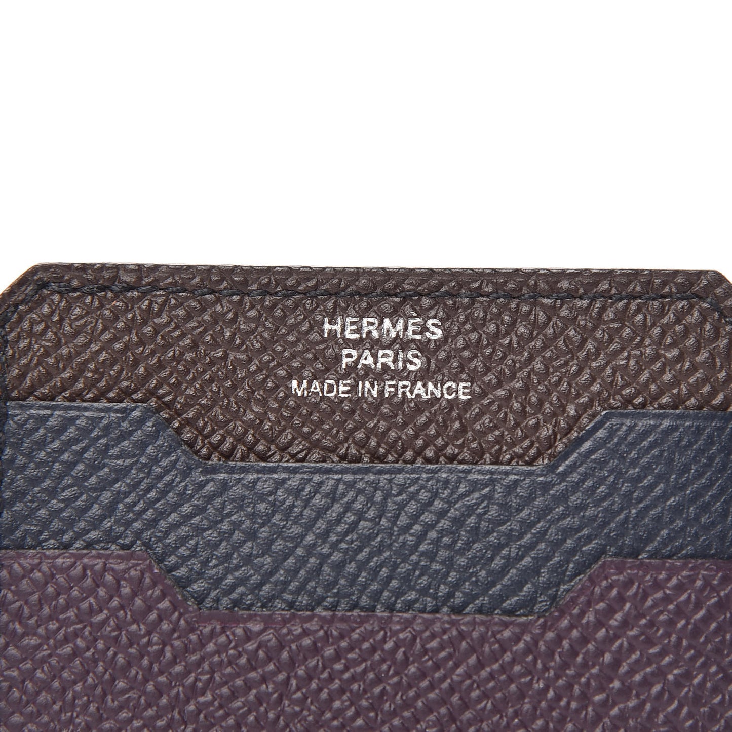 Epsom City 3CC Card Holder Raisin Chocolate Indigo