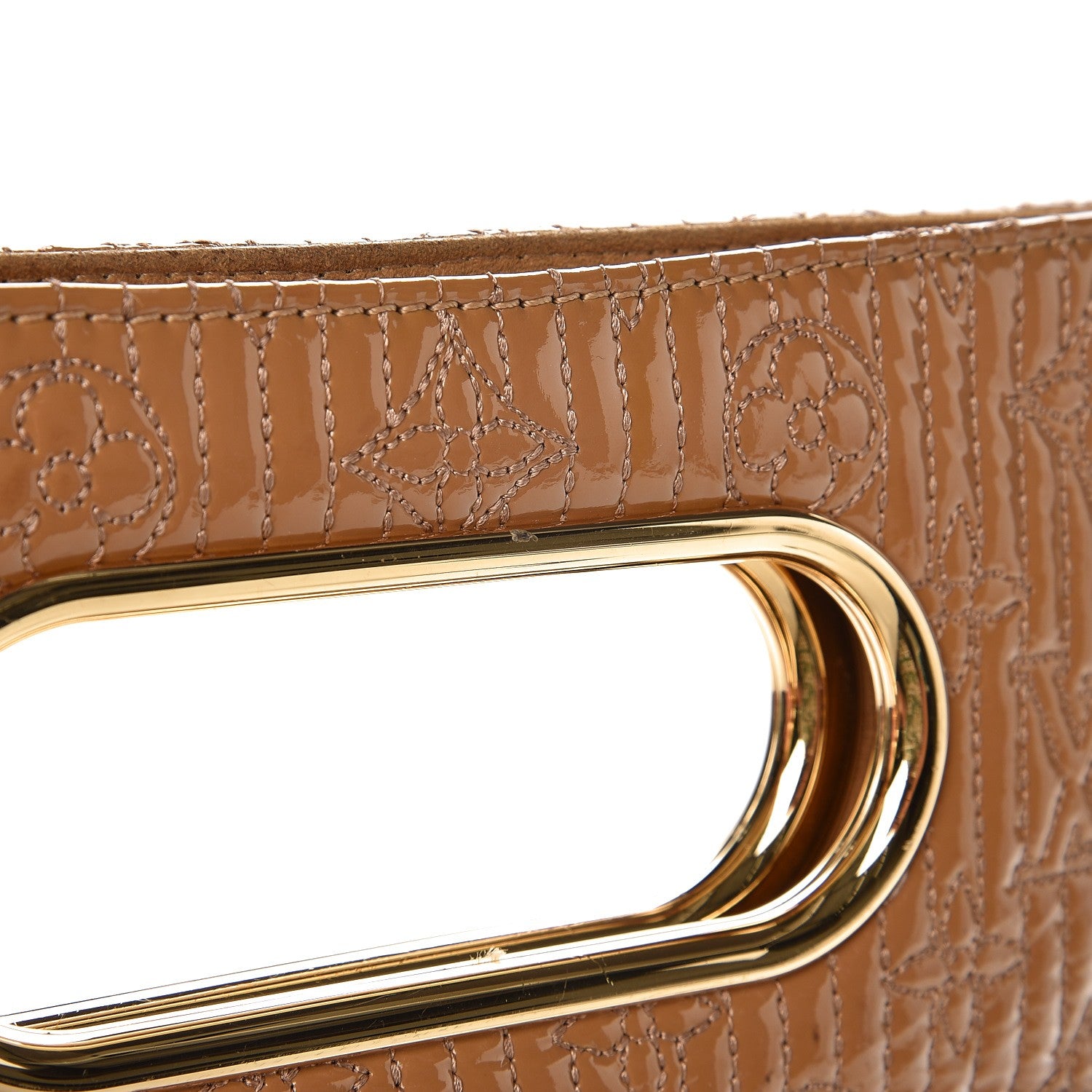 Louis Vuitton Suede Monogram Motard Afterdark Clutch Powder 10 of 13