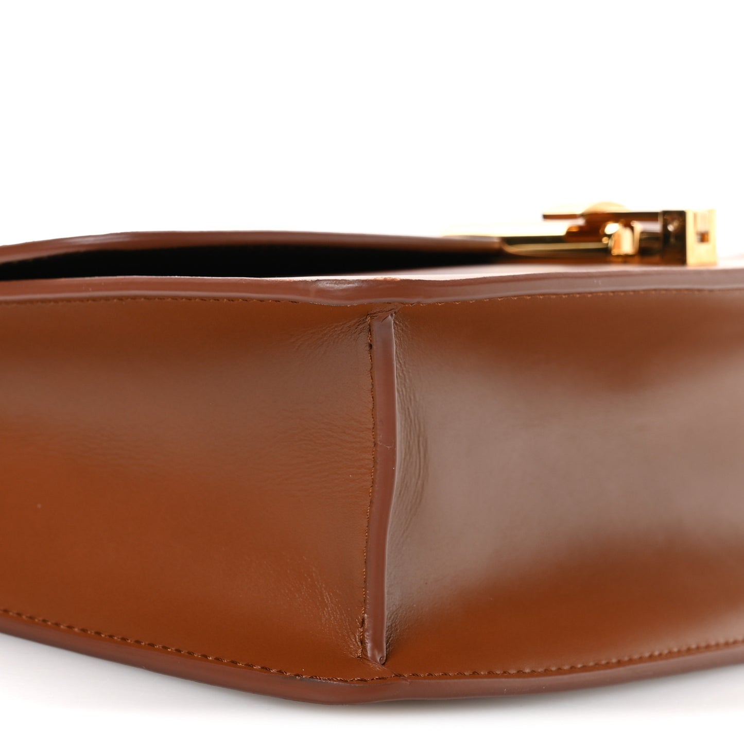 Sleek Calfskin The Sofia 8.75 Crossbody Twany