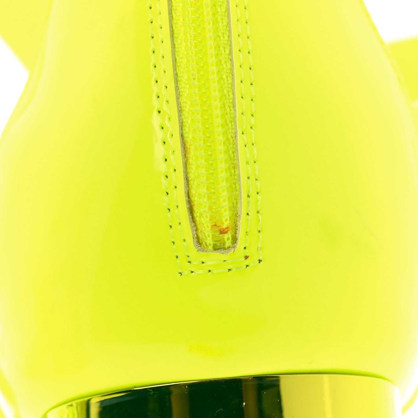 Elastic Patent Gladiapop 85 Heel Sandals 38 Fluo Yellow