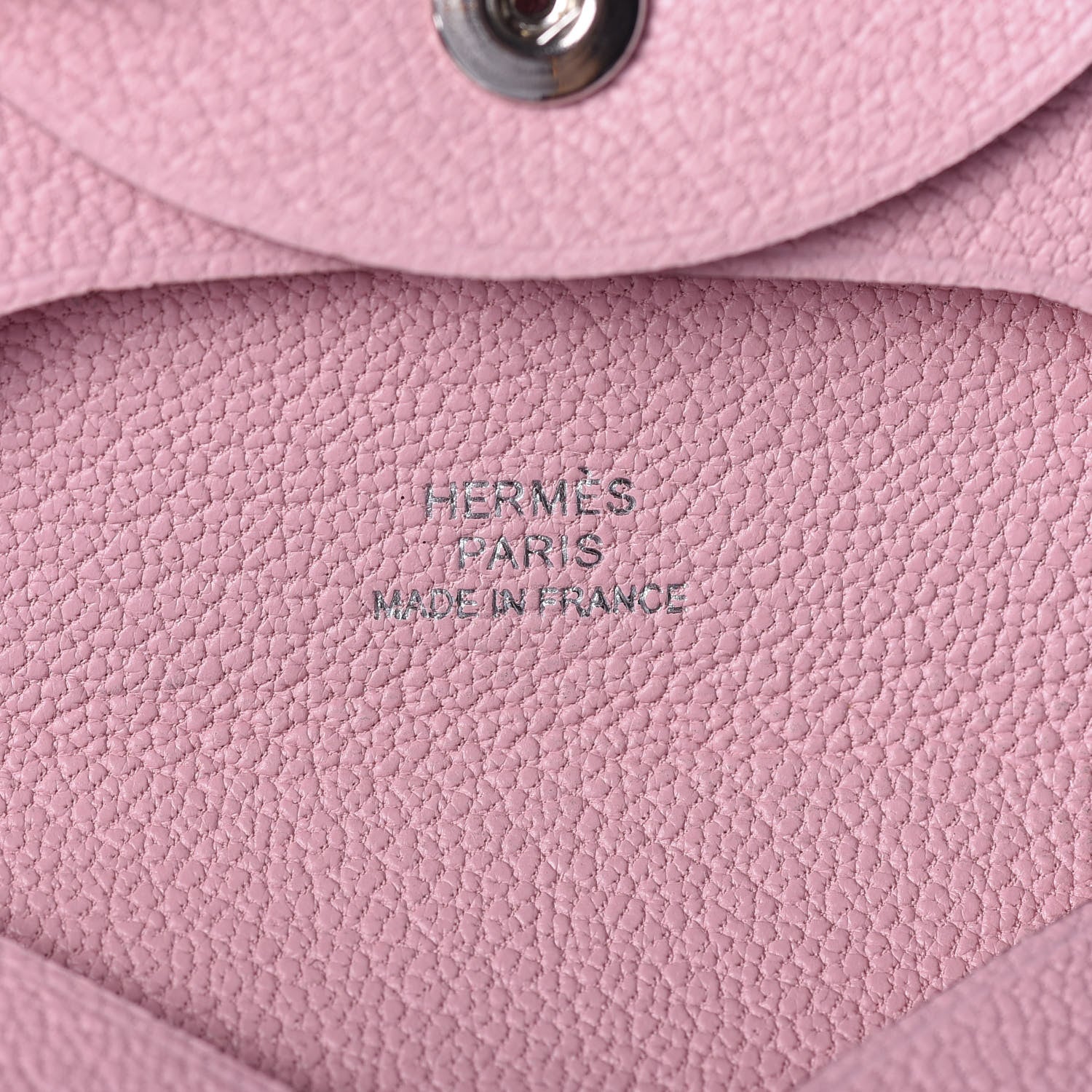 Hermes Chevre Mysore Bastia Coin Purse Mauve Sylvestre 5 of 6