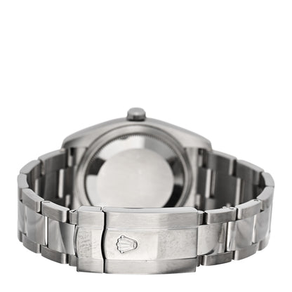 Rolex Stainless Steel 18K White Gold 36mm Oyster Perpetual Datejust Watch Pink 116234 3 of 5