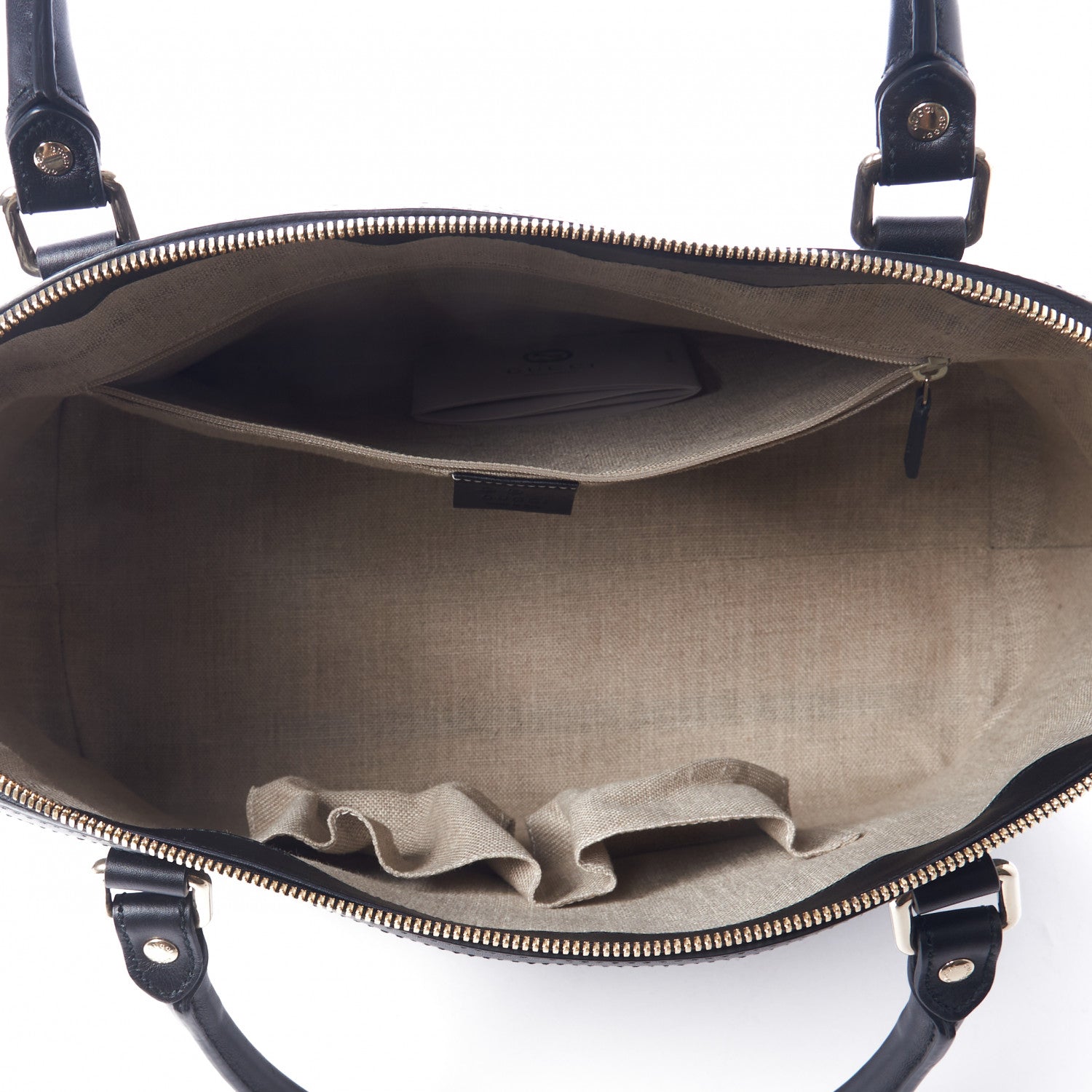 Gucci Soft Microguccissima Large Dome Satchel Black 6 of 8