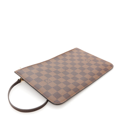 Louis Vuitton Damier Ebene Neverfull MM GM Pochette Rose Ballerine 4 of 9