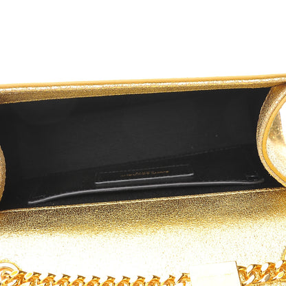 Saint Laurent Calfskin Small Classic Monogram Kate Tassel Satchel Gold 5 of 6