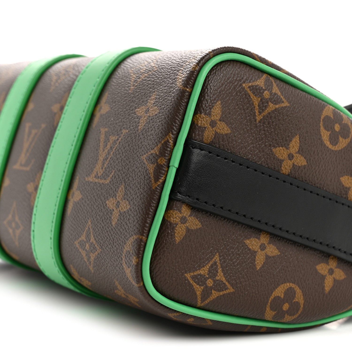 Louis Vuitton Monogram Macassar Keepall Bandouliere 25 Minty Green 9 of 10