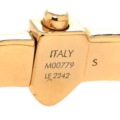 Louis Vuitton Palladium Pillow Nanogram Cuff S Gold 6 of 6