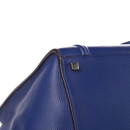 Celine Supple Calfskin Medium Phantom Luggage Indigo 8 of 16