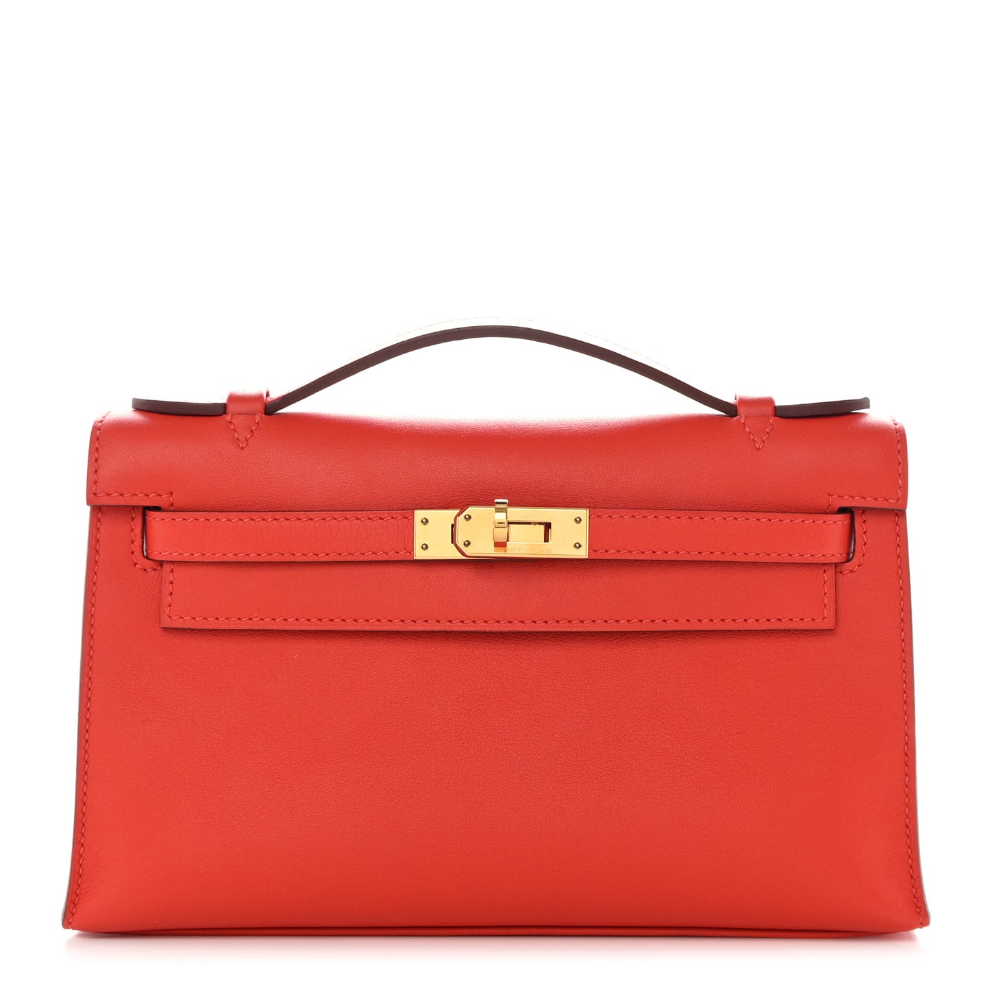 Swift Kelly Pochette Clutch Capucine