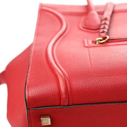 Celine Supple Calfskin Medium Phantom Luggage Red 12 of 12
