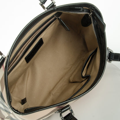Burberry Supernova Check Regent Tote Black 6 of 8