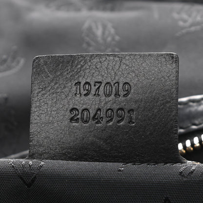 Gucci Patent Medium Hysteria Top Handle Bag Black 7 of 13