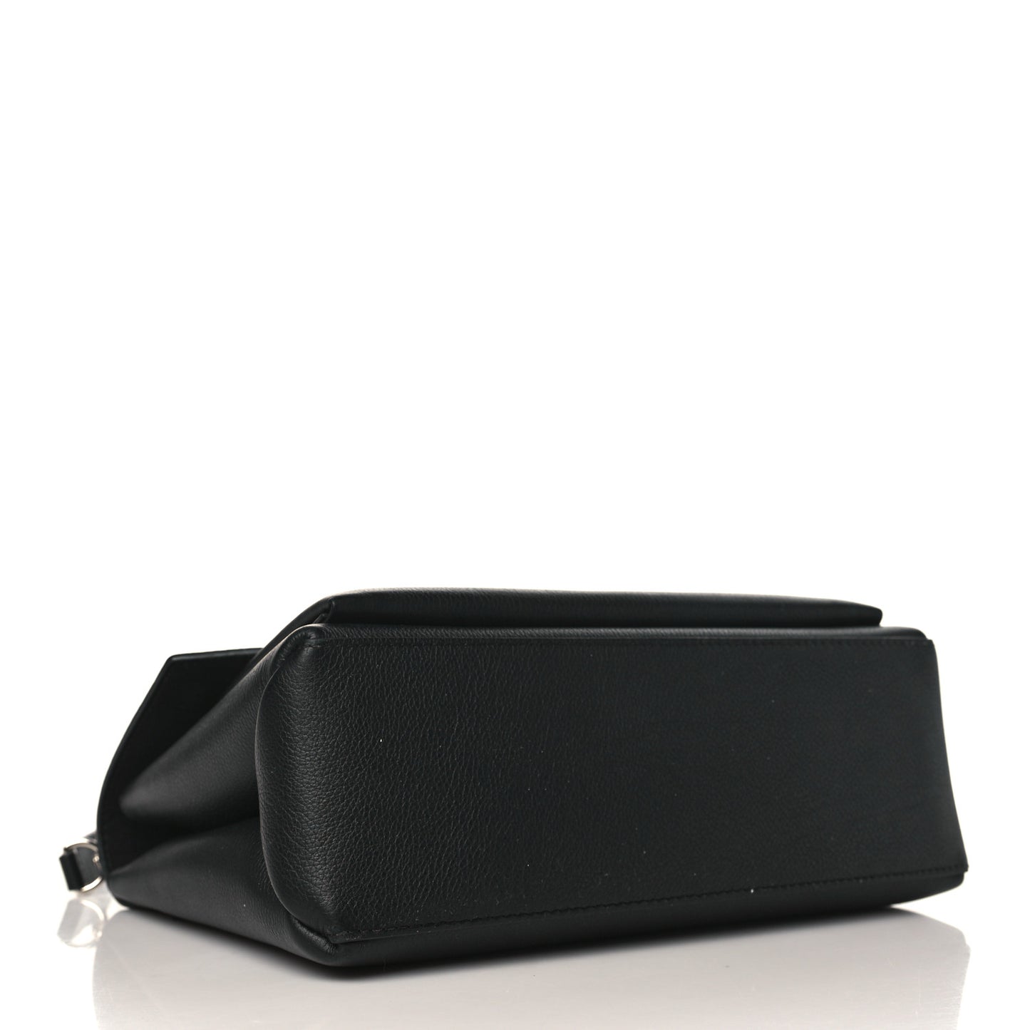 Soft Calfskin My Lockme Top Handle Black