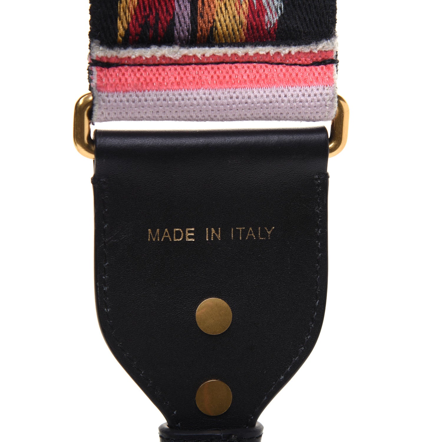 Christian Dior Canvas Embroidered Studded Rainbow J’Adior Shoulder Strap 3 of 7