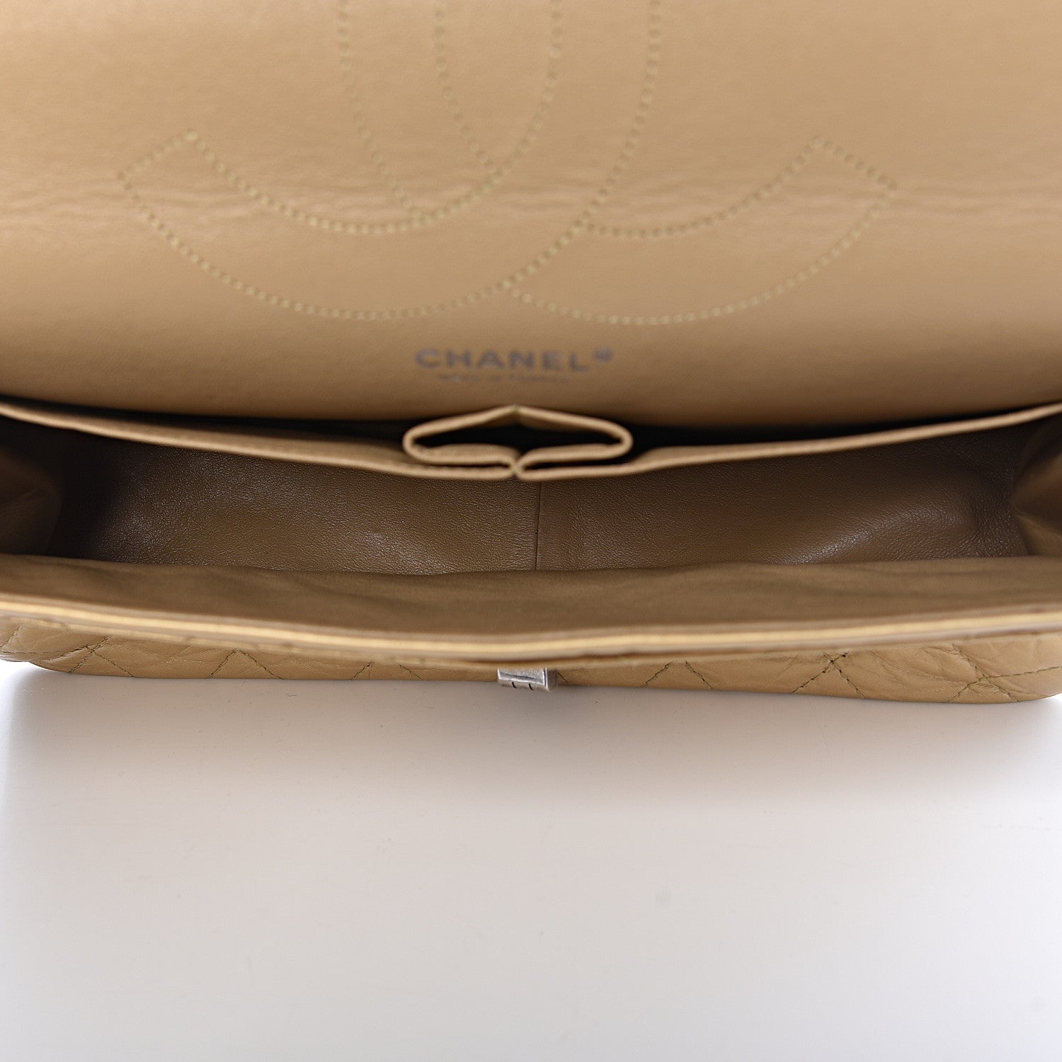 Chanel Metallic Aged Calfskin Quilted 2.55 Reissue 227 Flap Gold 5 of 16