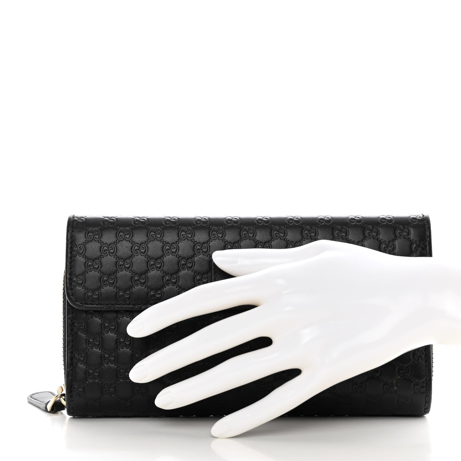 Gucci Soft Microguccissima Continental Zip Wallet Black 2 of 24