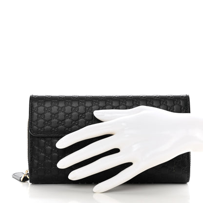 Gucci Soft Microguccissima Continental Zip Wallet Black 2 of 24