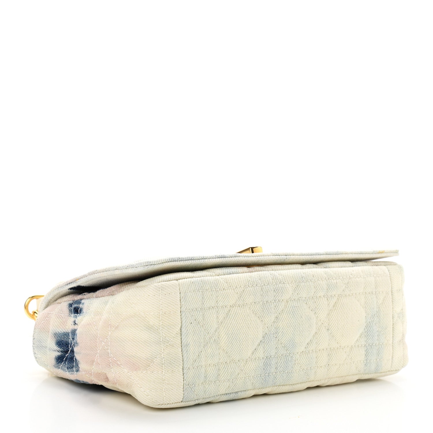 Christian Dior Denim Tie Dye Cannage Small Caro Bag Multicolor 4 of 12