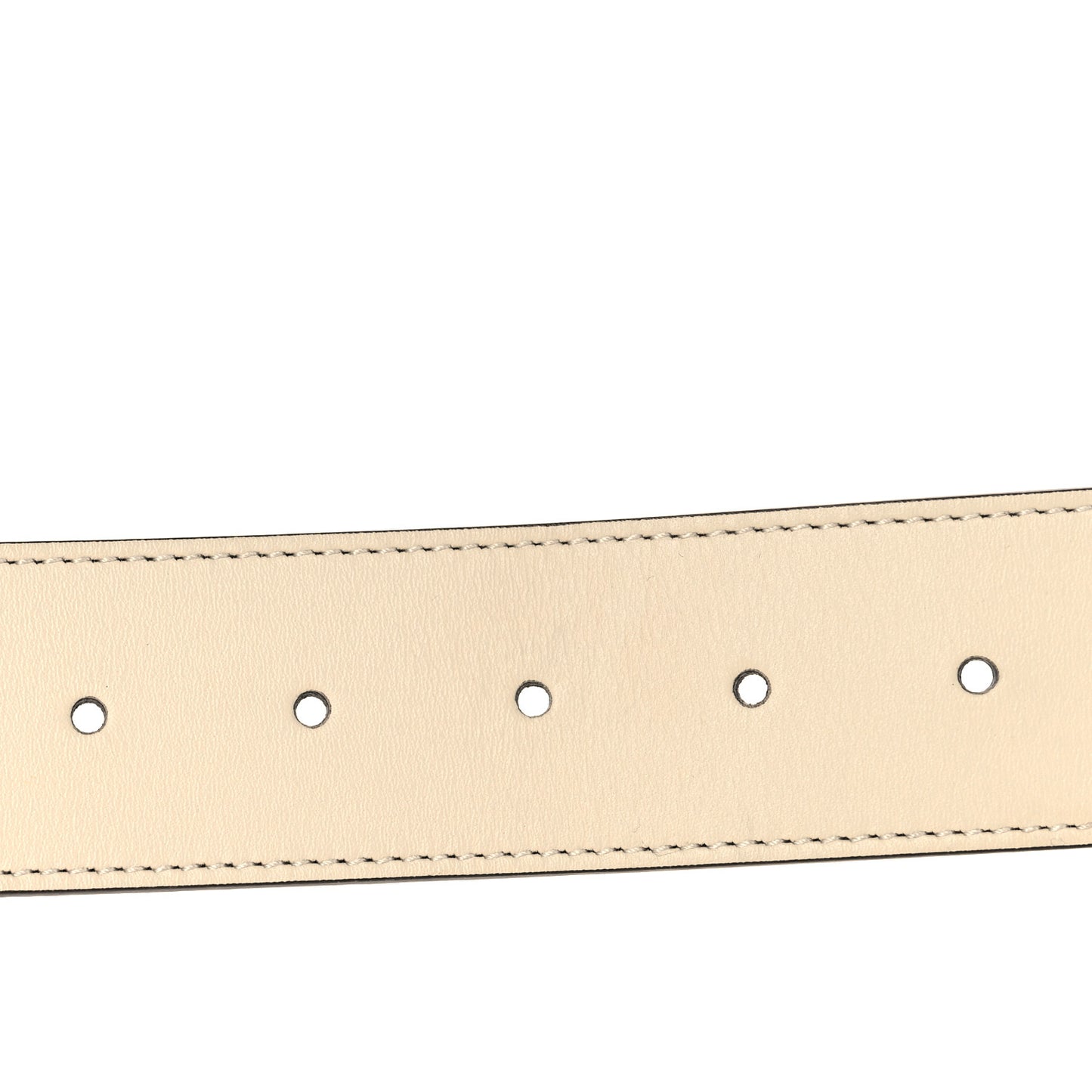 Calfskin Double G 40mm Belt 80 32 Mystic White