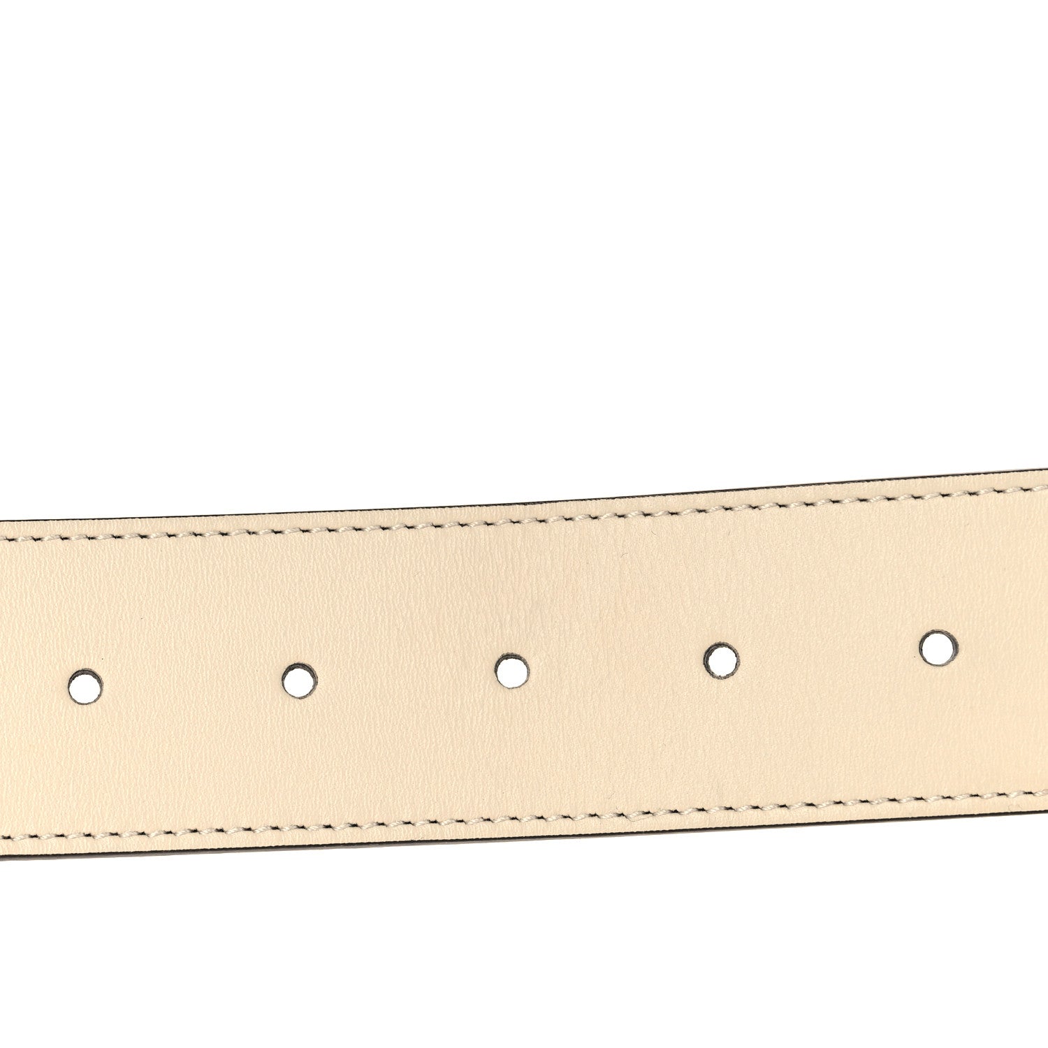 Gucci Calfskin Double G 40mm Belt 80 32 Mystic White 3 of 5