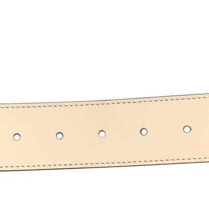 Gucci Calfskin Double G 40mm Belt 80 32 Mystic White 3 of 5