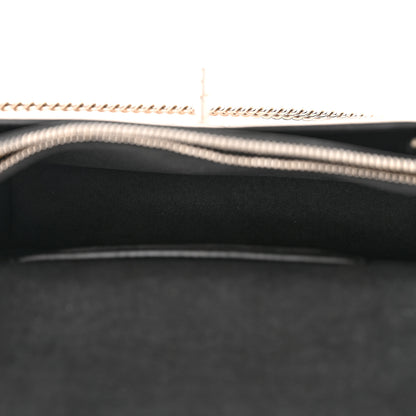 Louis Vuitton Soft Calfskin Snakeskin My Lockme Chain Pochette Black 5 of 11