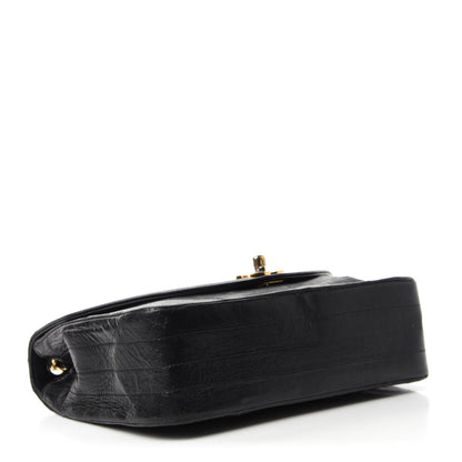 Chanel Lambskin Ribbon Quilted Small Single Flap Black 4 of 12
