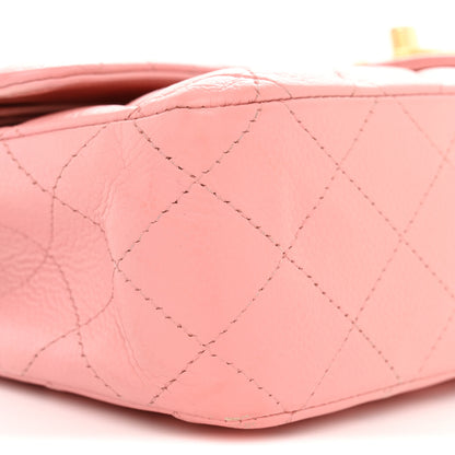 Chanel Caviar Quilted Medium Double Flap Pink 9 of 12