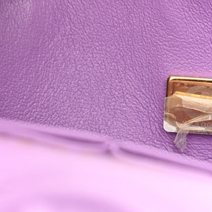 Chanel Caviar Quilted Small Double Flap Purple 7 of 11