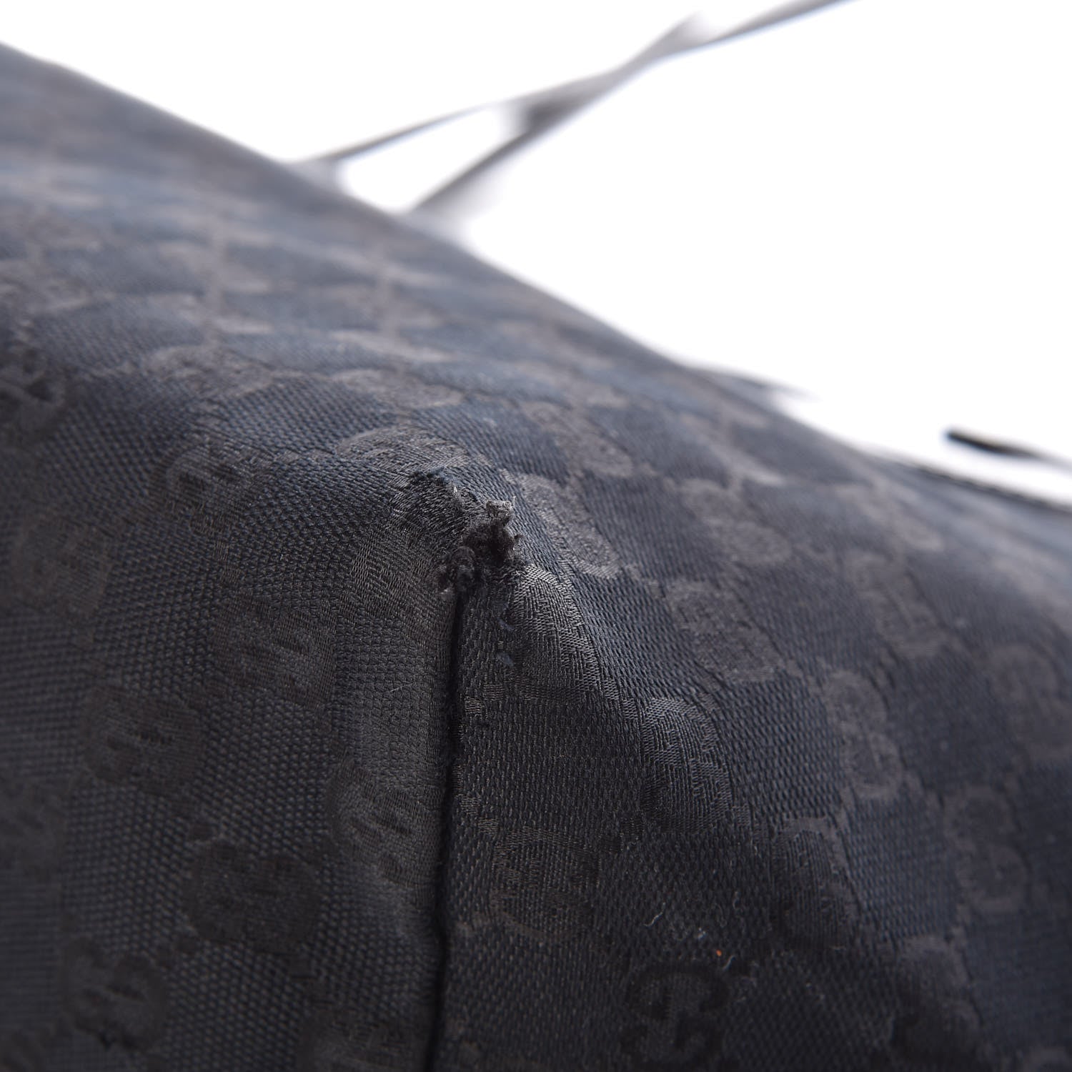 Gucci Patent Monogram Small Jolie Tote Black 12 of 13