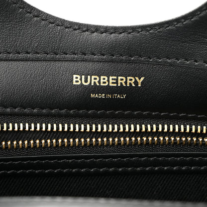 Burberry Calfskin Nylon Tartan Mini Pocket Bag Bright Red 6 of 9