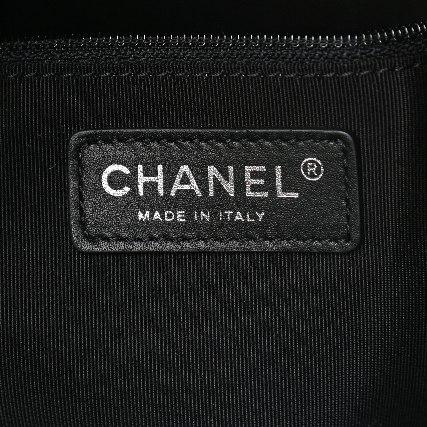 Chanel Lambskin Quilted Small Urban Delight Tote Black Blue 6 of 10