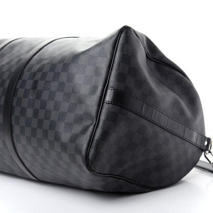Louis Vuitton Damier Graphite Keepall Bandouliere 55 6 of 8