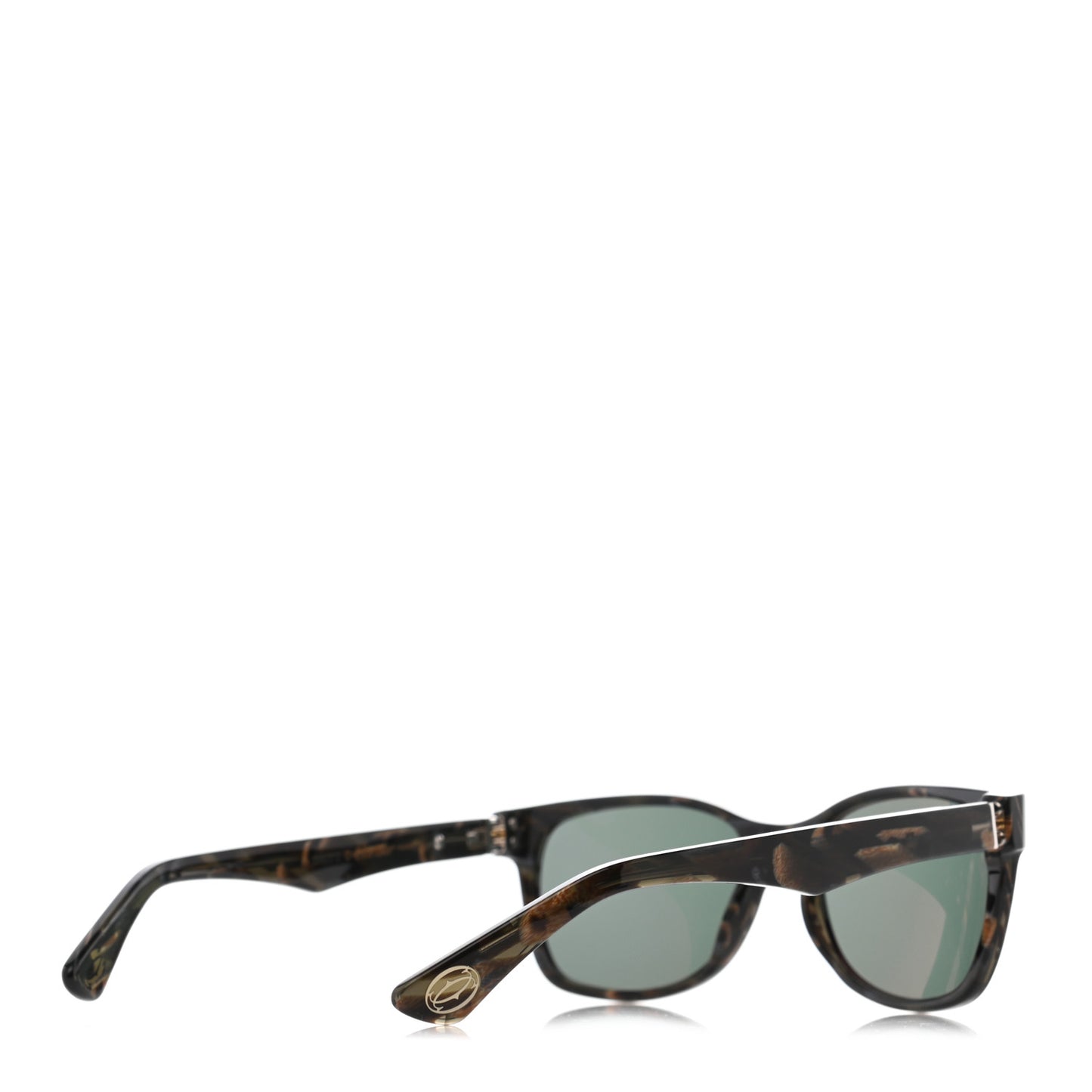 Acetate Rectangular Sunglasses Brown
