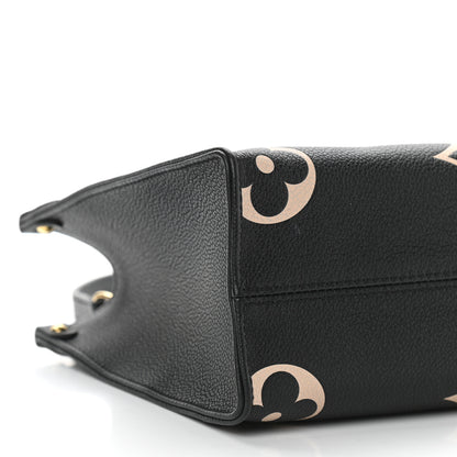 Louis Vuitton Empreinte Monogram Giant Onthego PM Black Beige 8 of 9