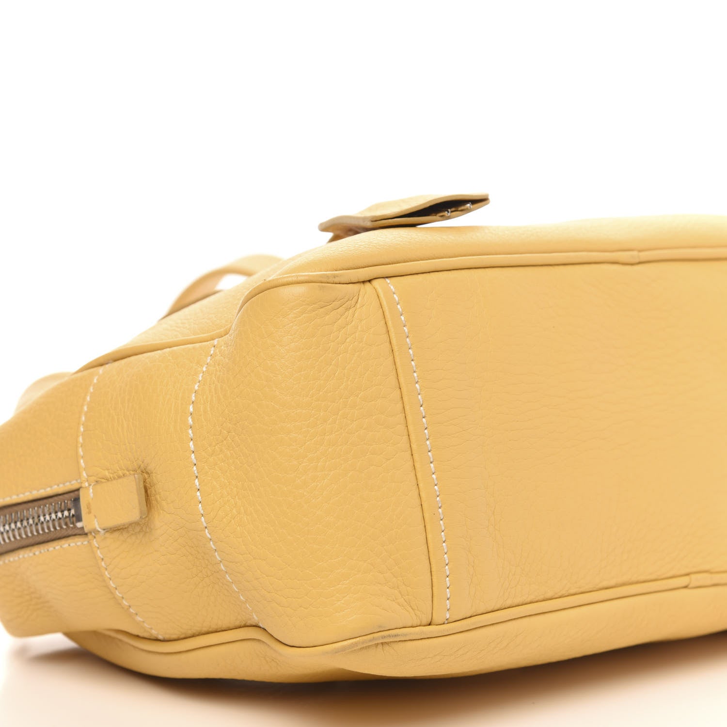Prada Cervo Deerskin Bauletto Yellow 8 of 13