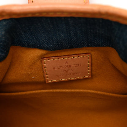 Louis Vuitton Monogram Denim Pleaty Blue 6 of 9