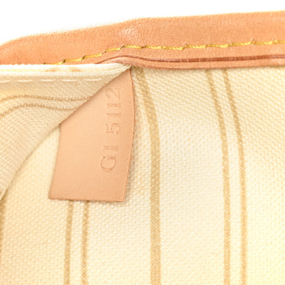 Louis Vuitton Damier Azur Neverfull MM 7 of 9
