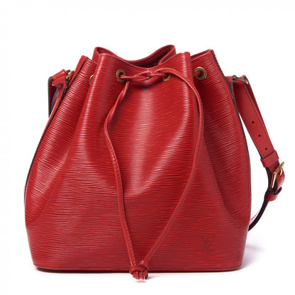 Louis Vuitton Epi Petit Noe Castillan Red 1 of 8