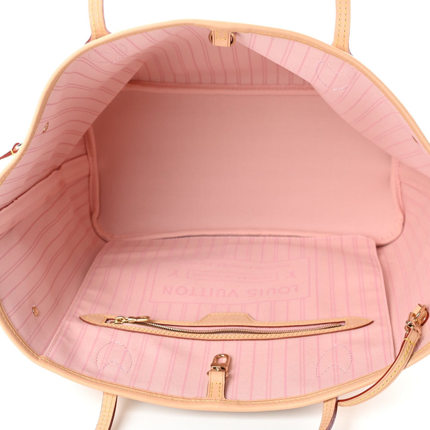 Damier Azur Neo Neverfull MM Rose Ballerine